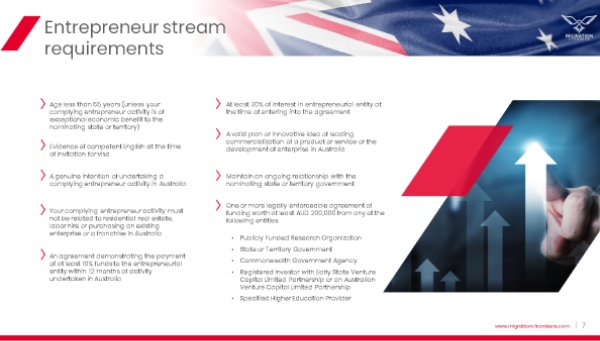 migration chambers requirements